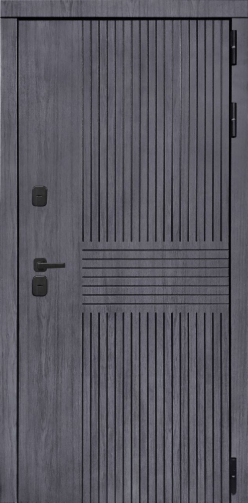 Дверь ДвериПРО Берген СБ-1 (ст. белое, 16мм, беленый дуб) DPRO195821