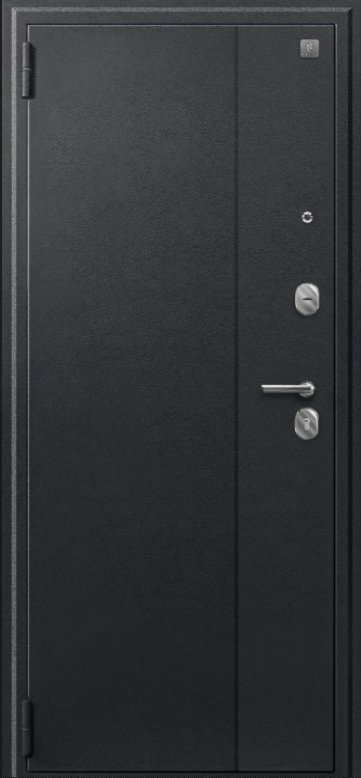 Товар Дверь A-01 черный сатин - лиственница тёмная DIS007327