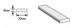 Товар Притворная планка 2000x30x8 BRK3121