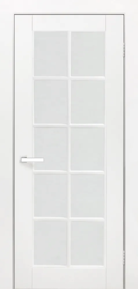 Фото Межкомнатная дверь Легенда Марко Белый Стекло Сатинат белое